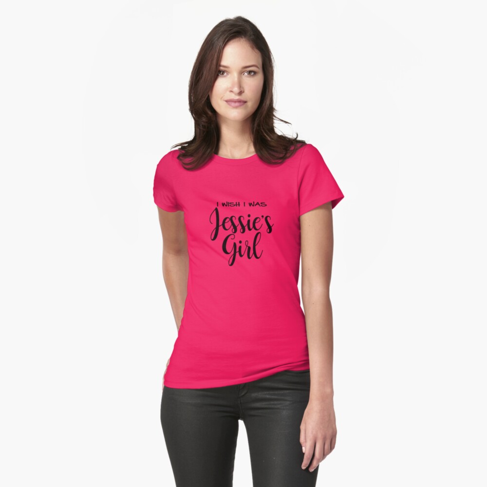 "I wish I was Jessie's Girl Black" Tshirt by monarchgraphics Redbubble