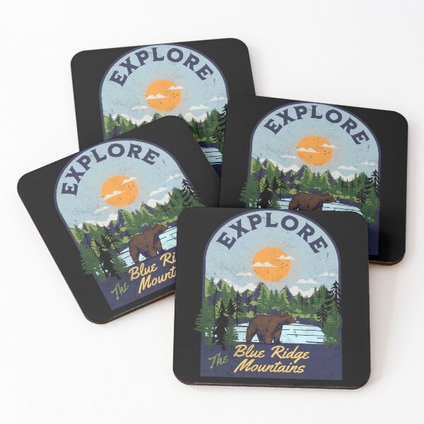 Item preview, Explore the Blue Ridge Mountains Retro Tshirt designed and sold by Batty4Boba.