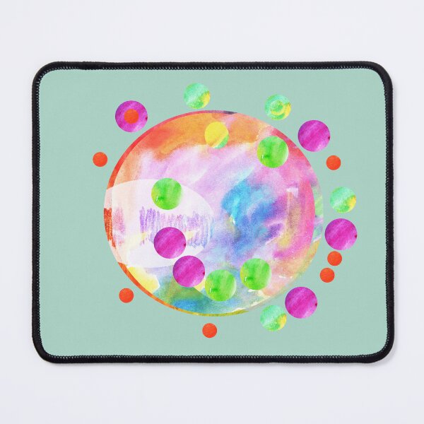 Item preview, Watercolor abstract circle painting designed and sold by lausn.