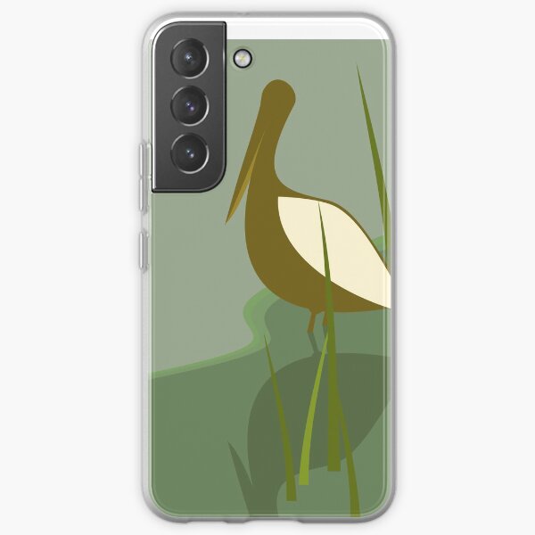 Brown Pelican Fishing Samsung Galaxy Soft Case