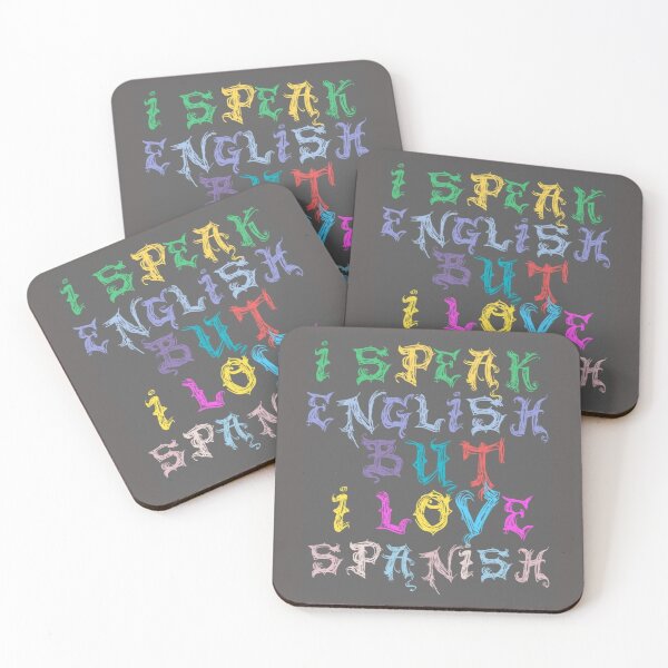 Item preview, i speak english but i love in spanish designed and sold by MrSameeraTop.
