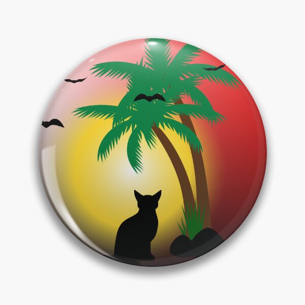 Item preview,  Cat looking at sunset designed and sold by MJ DESIGN.
