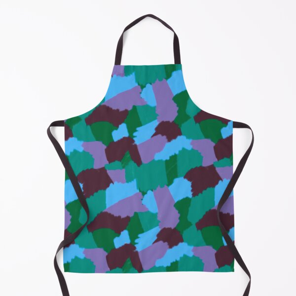 Item preview, Blue and Green Color Blotch Abstract Pattern  designed and sold by dKarthdesign.