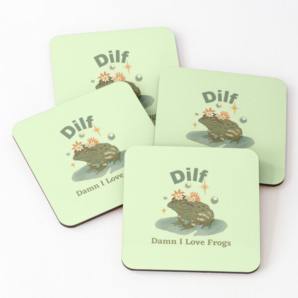 Item preview, Dilf Damn I Love Frogs T-Shirts designed and sold by FunnyFreak.