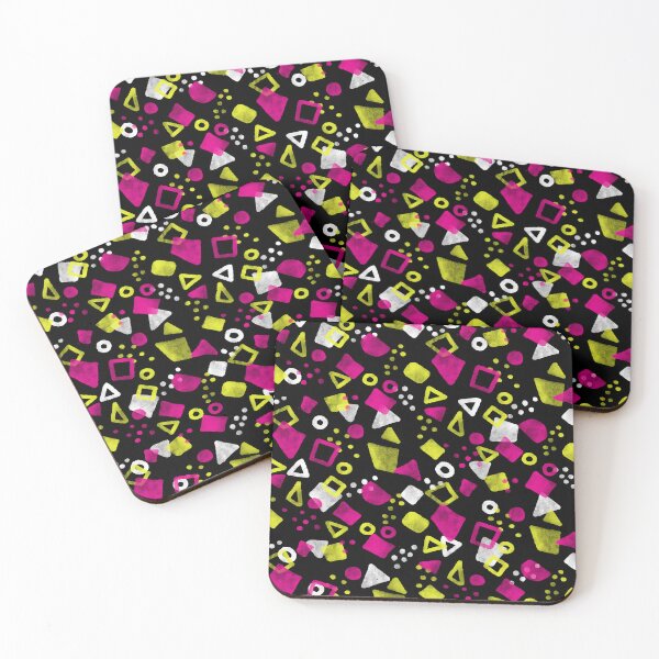 Item preview, Black Festive Shapes designed and sold by Carolina Diaz.
