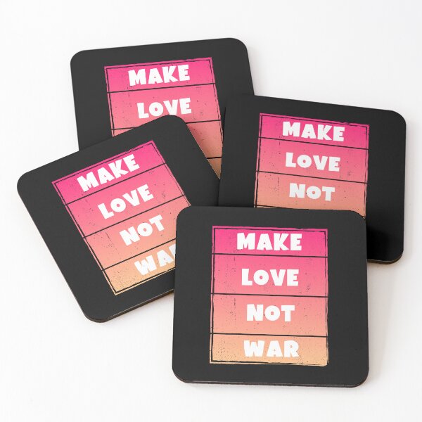 Item preview, Inspirational Quote - Make love not war designed and sold by Akimatax ✯✯✯✯✯.