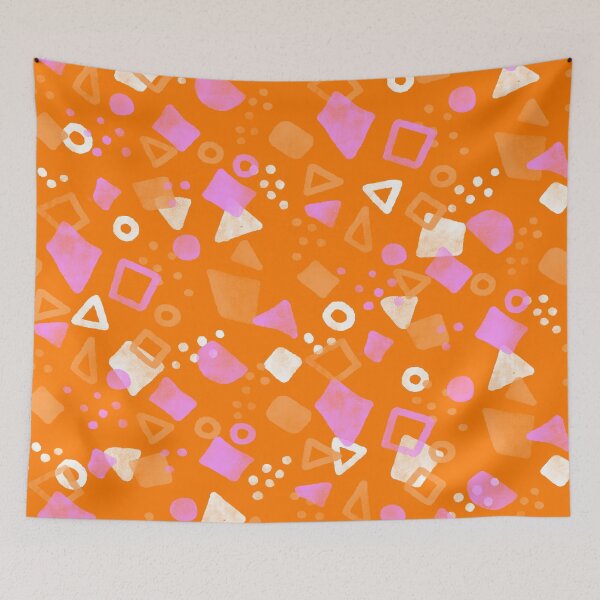Artikelvorschau, Orange Festive Shapes entworfen und verkauft von Carolina Diaz.