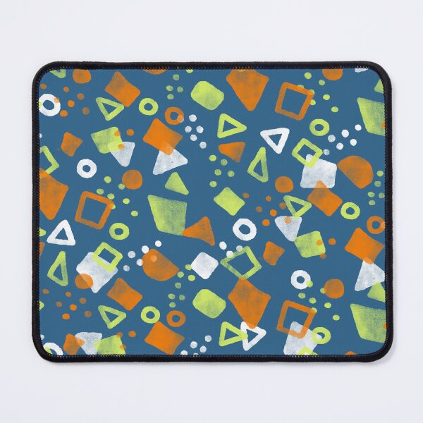 Item preview, Petro Blue Festive Shapes designed and sold by Carolina Diaz.
