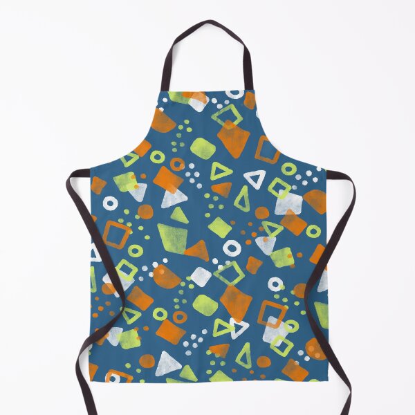 Item preview, Petro Blue Festive Shapes designed and sold by Carolina Diaz.