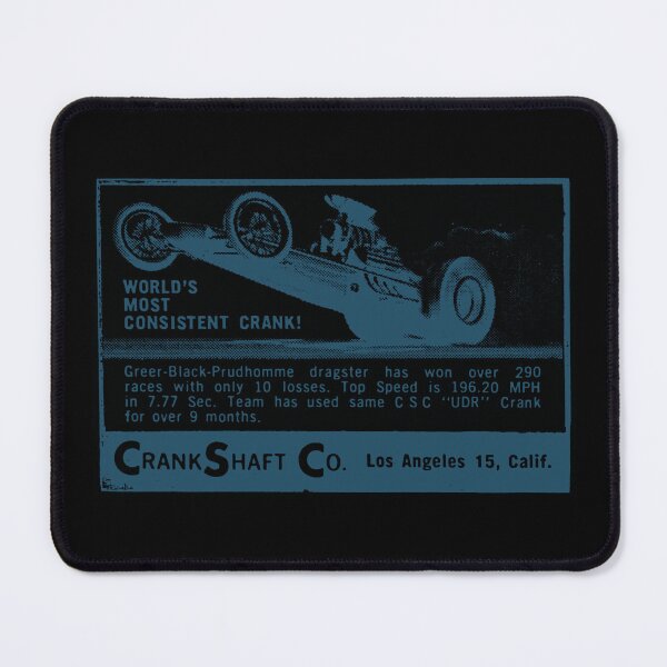 Item preview, Old Hot Rod advert in blue designed and sold by candc-retro.
