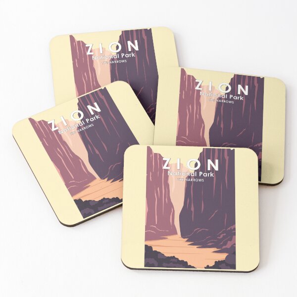 Item preview, Zion National Park The Narrows Retro designed and sold by KrisSidDesigns.