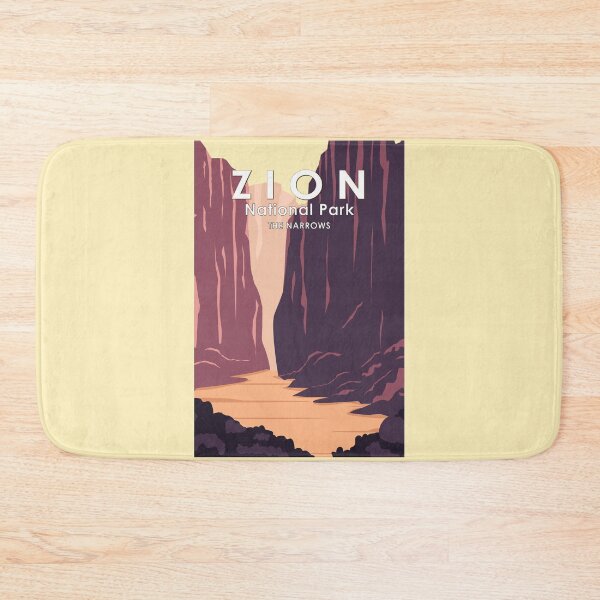 Item preview, Zion National Park The Narrows Retro designed and sold by KrisSidDesigns.