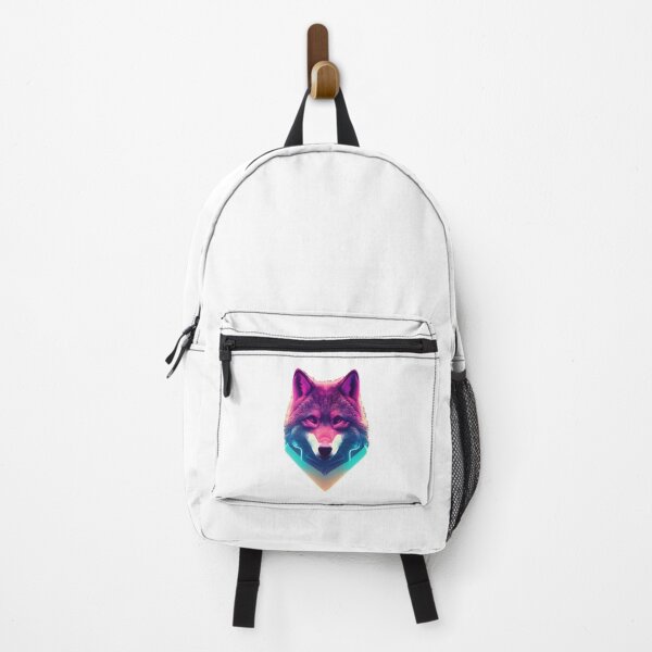 Item preview, Neon Wolf - Portrait designed and sold by PixelPack Design.