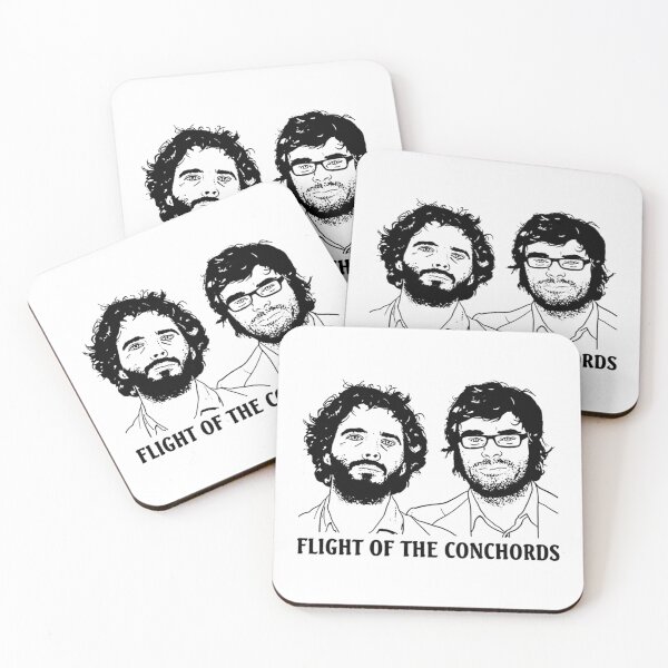 Item preview, Two faces the flight art of the conchords gift for fans   designed and sold by fuglybarbiee.