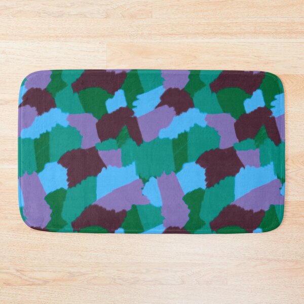 Item preview, Blue and Green Color Blotch Abstract Pattern  designed and sold by dKarthdesign.