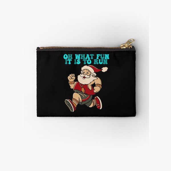 Item preview, Oh What Fun It Is To Run Christmas Running Santa designed and sold by goodimagedesign.