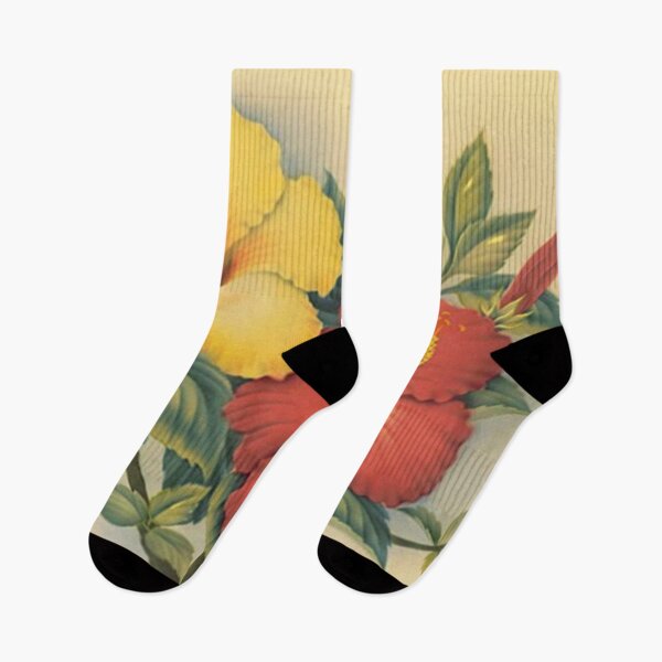 Item preview, Vintage Hibiscus Print designed and sold by Harpie72.