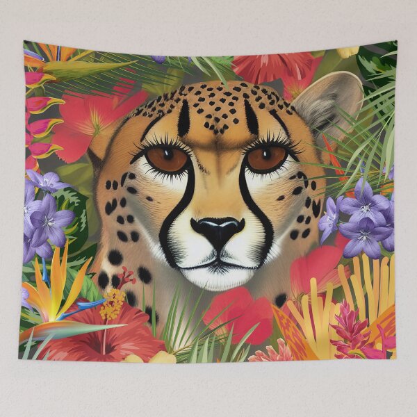 Item preview, Portrait of a Cheetah - Tess designed and sold by meggydesigns.
