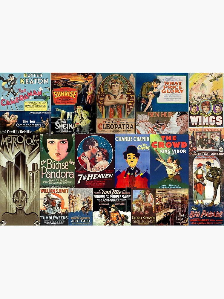 Thumbnail 2 of 2, Jigsaw Puzzle, Movie posters from classic silent films designed and sold by alcglobalmedia.