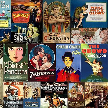 Artwork thumbnail, Movie posters from classic silent films by Reel Old Movies