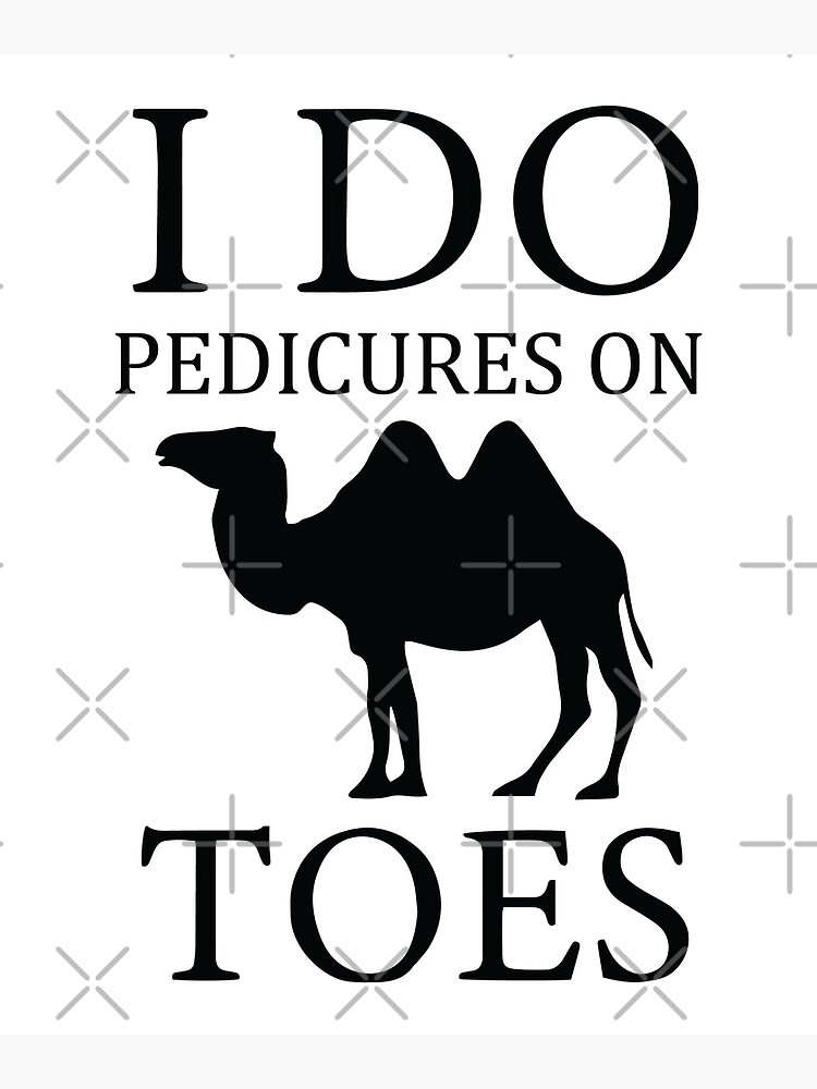 Camel toes Sticker for Sale by beerman70