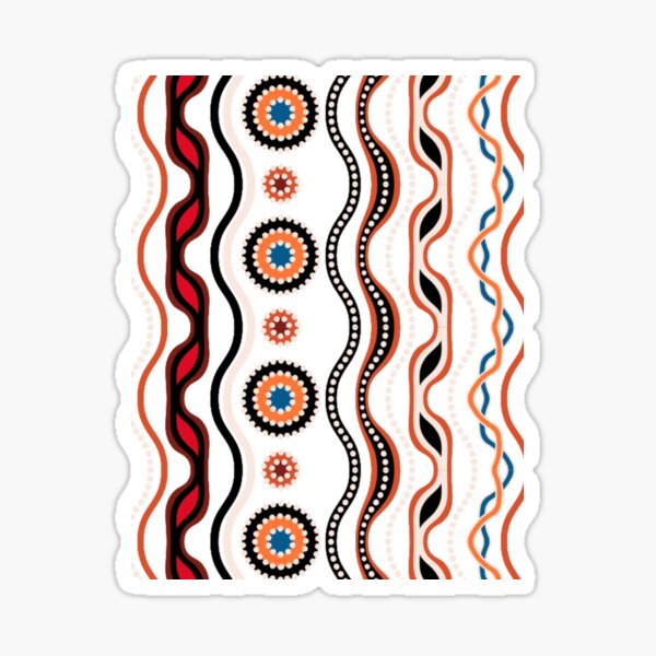 "Aboriginal First Nation Traditional Art" Sticker For Sale By Sozama ...