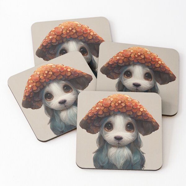 Item preview, AI Art | Mushy Dog | Artificial Intelligence Digital Art | UniqueAIDesigns designed and sold by UniqueAIDesigns.