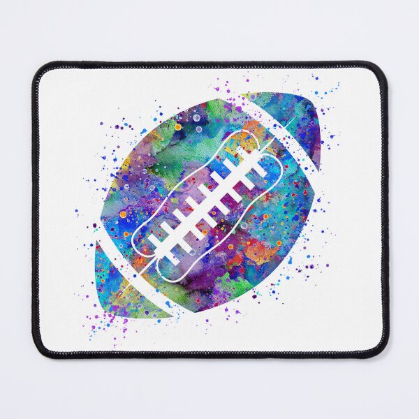 Item preview, American Football Ball Watercolor designed and sold by LotusGifts.