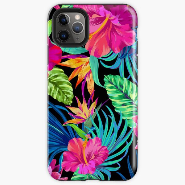 Drive You Mad Hibiscus Pattern iPhone Tough Case
