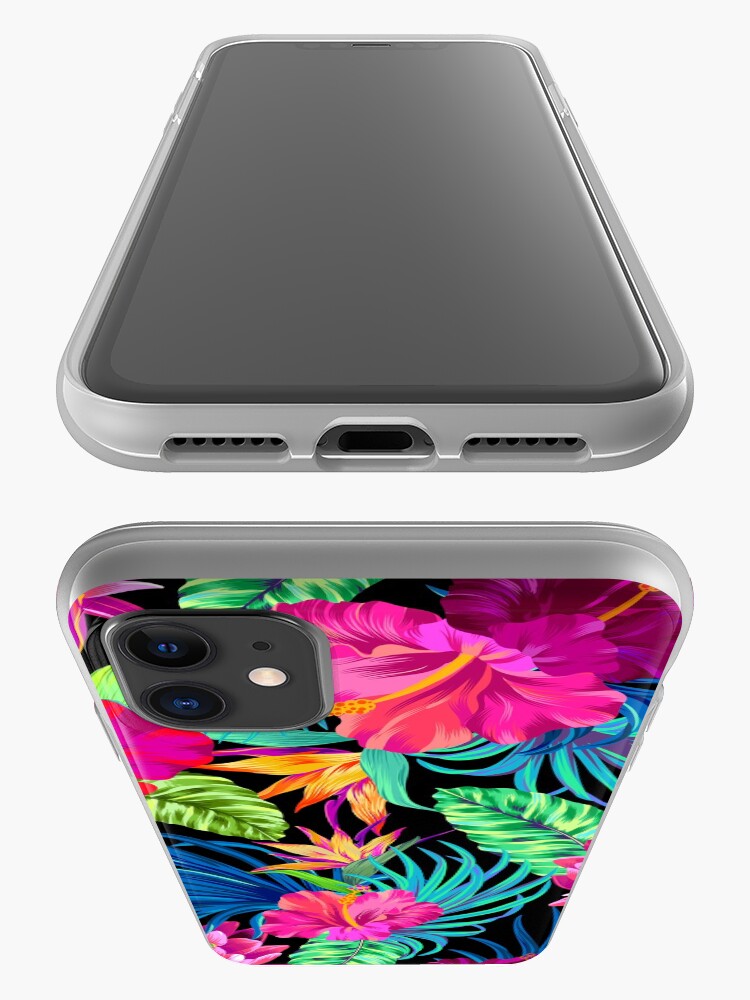 Alternate view of Drive You Mad Hibiscus Pattern iPhone Case & Cover