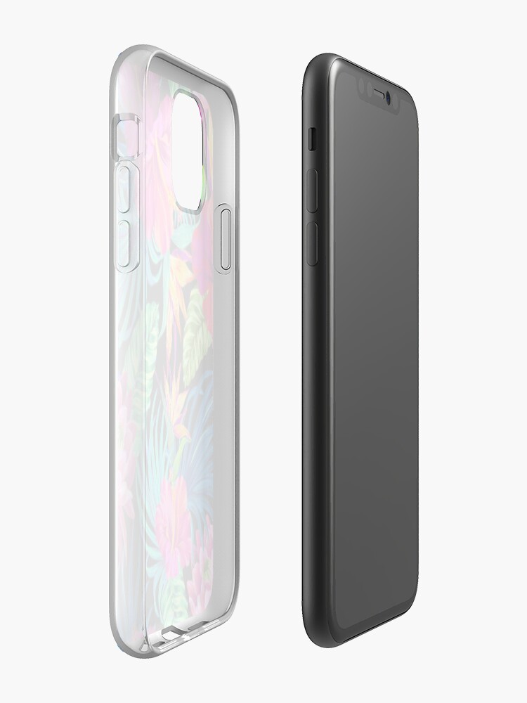 Alternate view of Drive You Mad Hibiscus Pattern iPhone Case & Cover