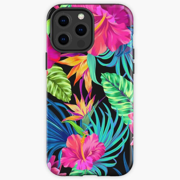 Drive You Mad Hibiscus Pattern iPhone Tough Case
