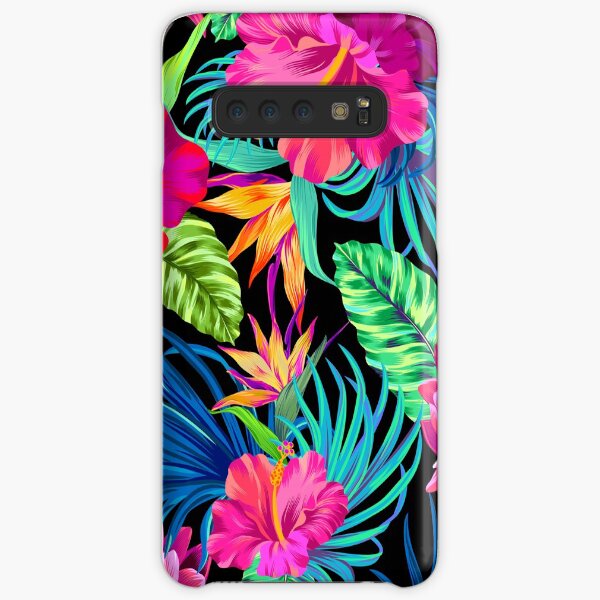 Drive You Mad Hibiscus Pattern Samsung Galaxy Snap Case