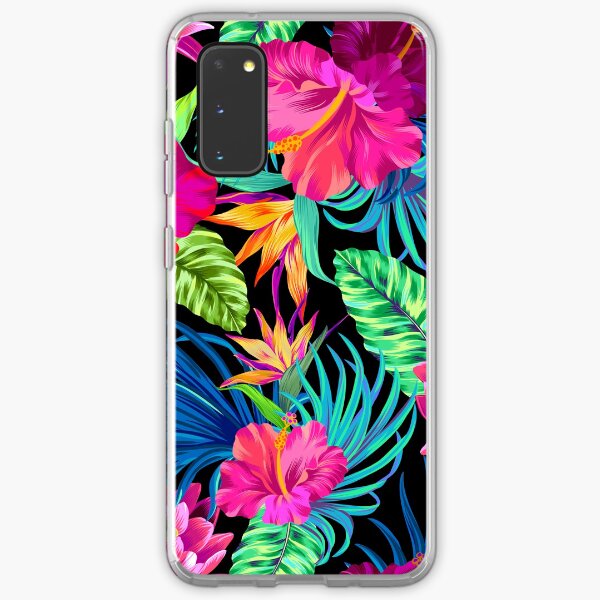 Drive You Mad Hibiscus Pattern Samsung Galaxy Soft Case