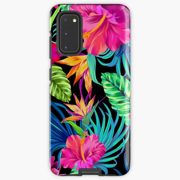 Fahren Sie Mad Hibiscus Pattern Samsung Galaxy Robuste Hülle