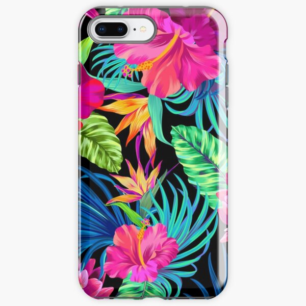 Drive You Mad Hibiscus Pattern iPhone Tough Case