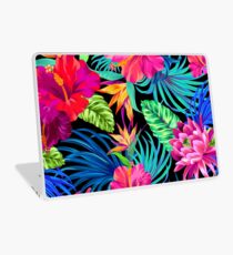 Fahren Sie Mad Hibiscus Pattern Laptop Folie