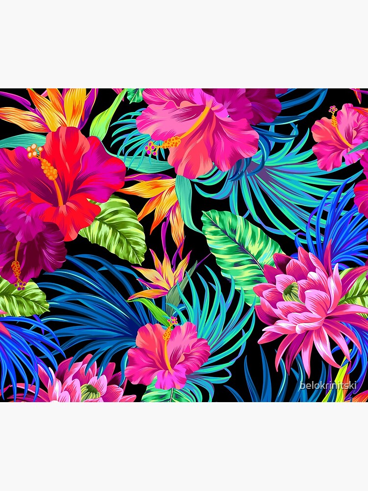 Drive You Mad Hibiscus Pattern by belokrinitski