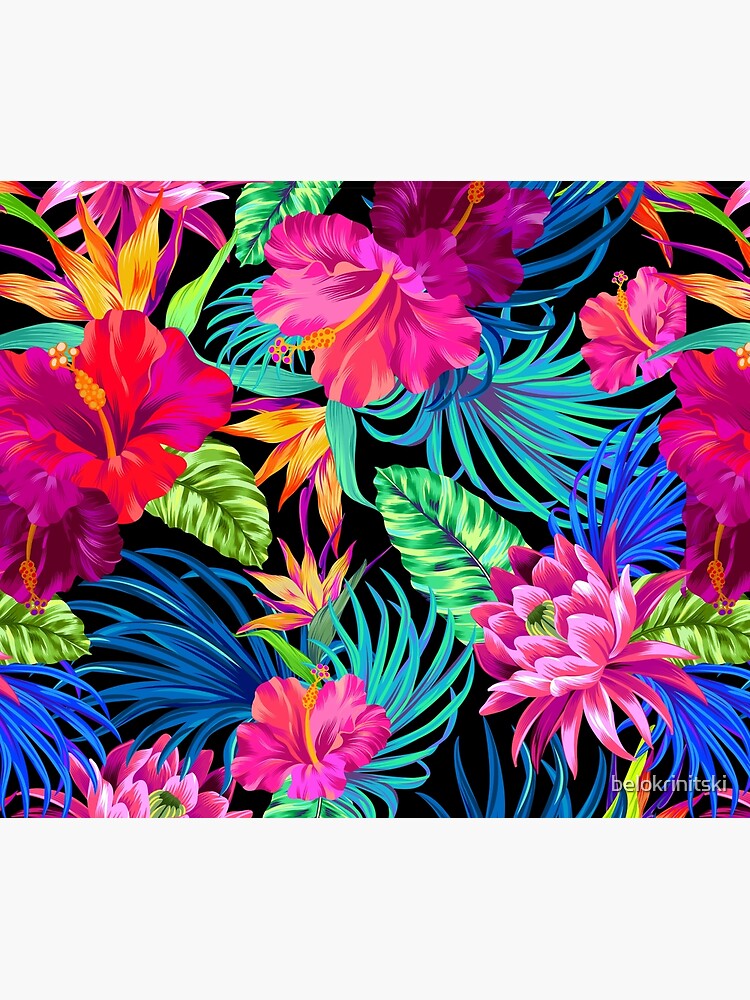 Drive You Mad Hibiscus Pattern by belokrinitski