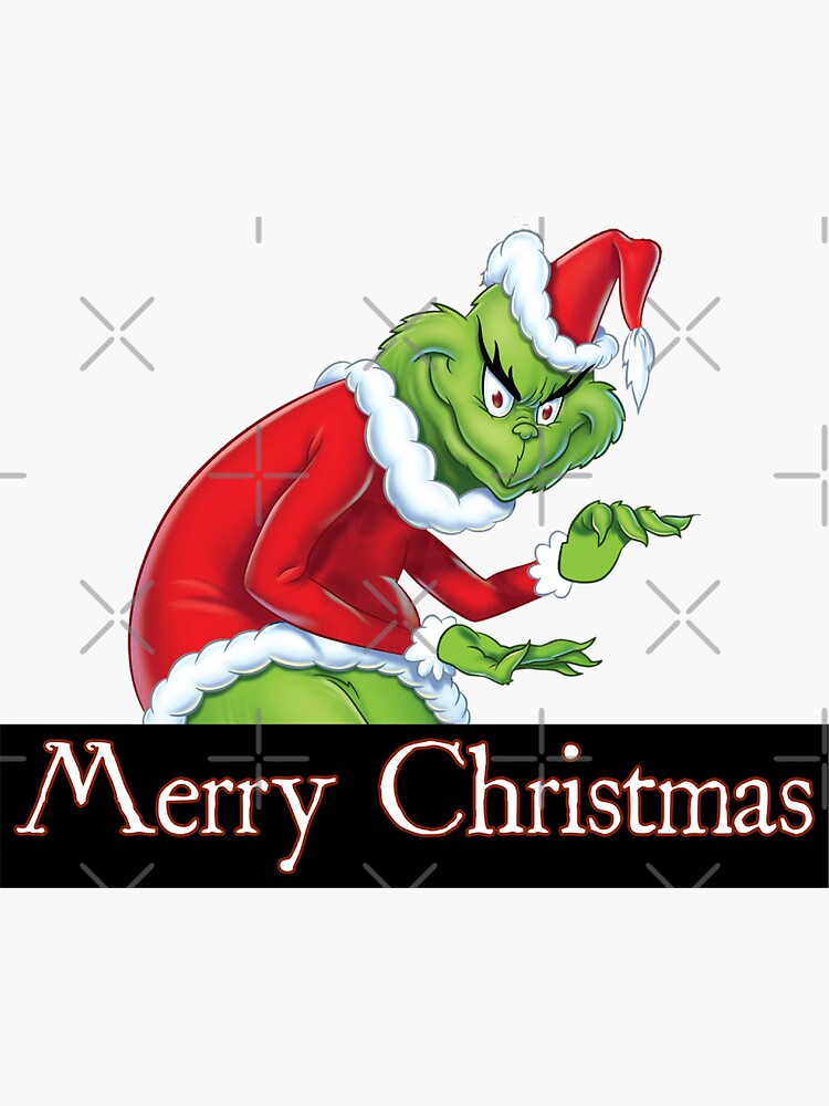 Grinch Squad Sticker for Sale by ELTRONOLE