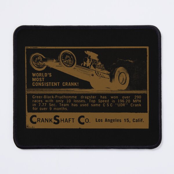 Item preview, Old Hot Rod advert in tan designed and sold by candc-retro.