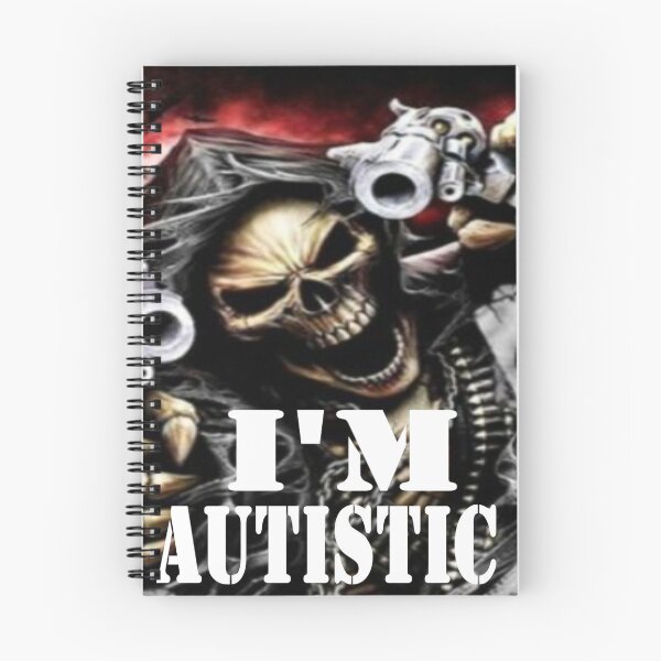 Item preview, I'm Autistic, skeleton meme designed and sold by Shrewd Mood.