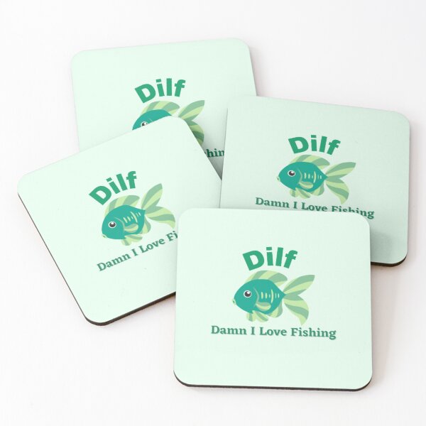 Item preview, Dilf Damn I Love Fishing T-Shirts designed and sold by FunnyFreak.