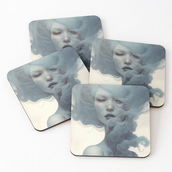 Item preview, Chinese woman merged with smoke designed and sold by RK - Shop.