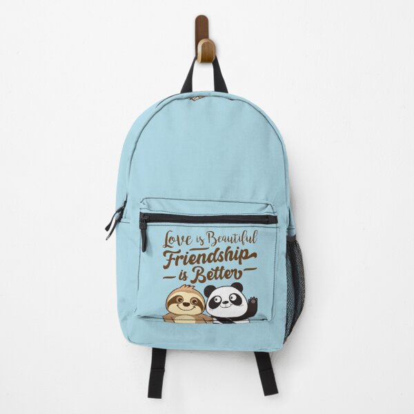 Item preview, Sloth Panda - Love is Beautiful Friendship is Better designed and sold by plushism.