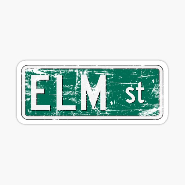 ELM Street Sticker