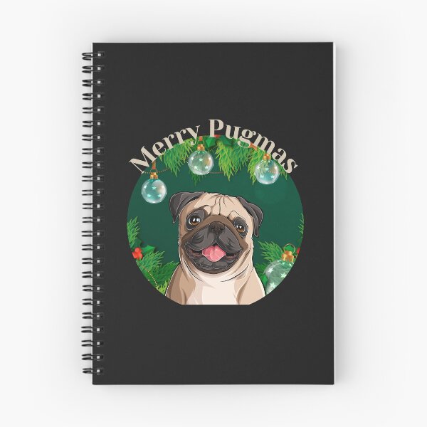 Item preview, Merry Pugmas Christmas Pug Dog  designed and sold by SeasonalDogs.
