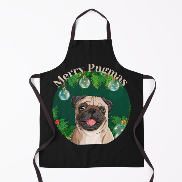 Item preview, Merry Pugmas Christmas Pug Dog  designed and sold by SeasonalDogs.