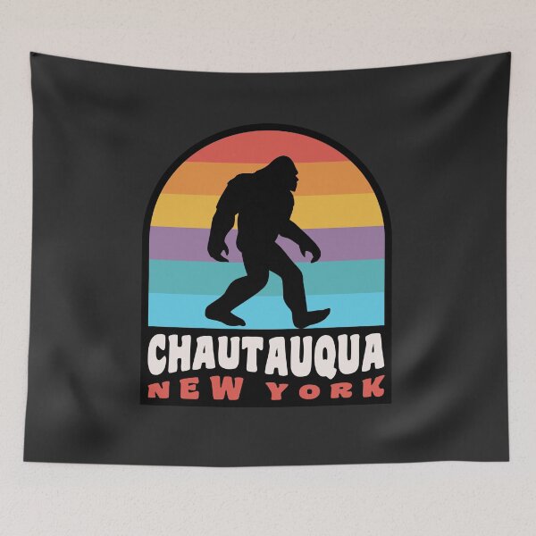 Item preview, Chautauqua Lake New York Bigfoot Sasquatch NY Retro designed and sold by yelly123.