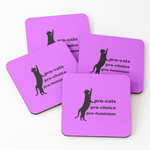 Item preview, Pro-cats Pro-choice Pro-feminism designed and sold by Style  Avenue.